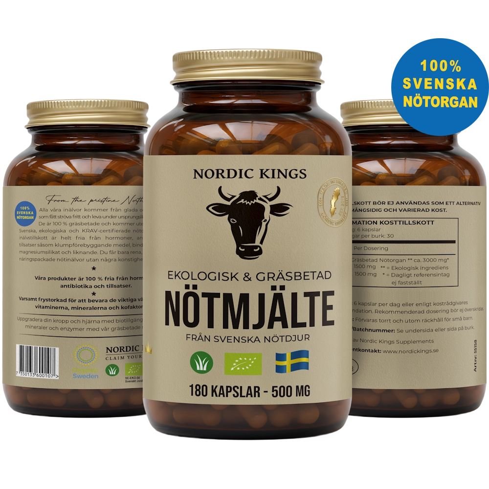 100% Gräsbetad och ekologisk nötmjälte