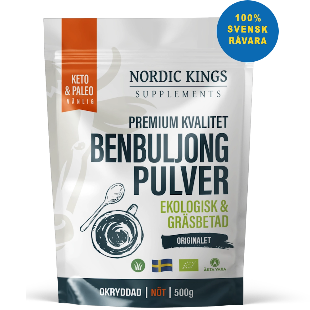 Premium benbuljongpulver Ekologisk och gräsbetad