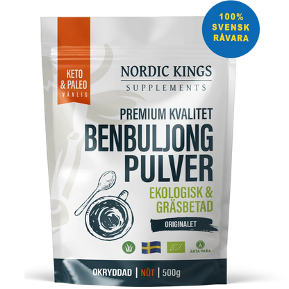 Premium benbuljongpulver Ekologisk och gräsbetad