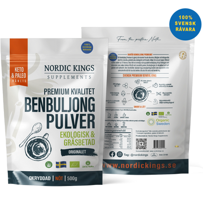 Premium benbuljongpulver Ekologisk och gräsbetad