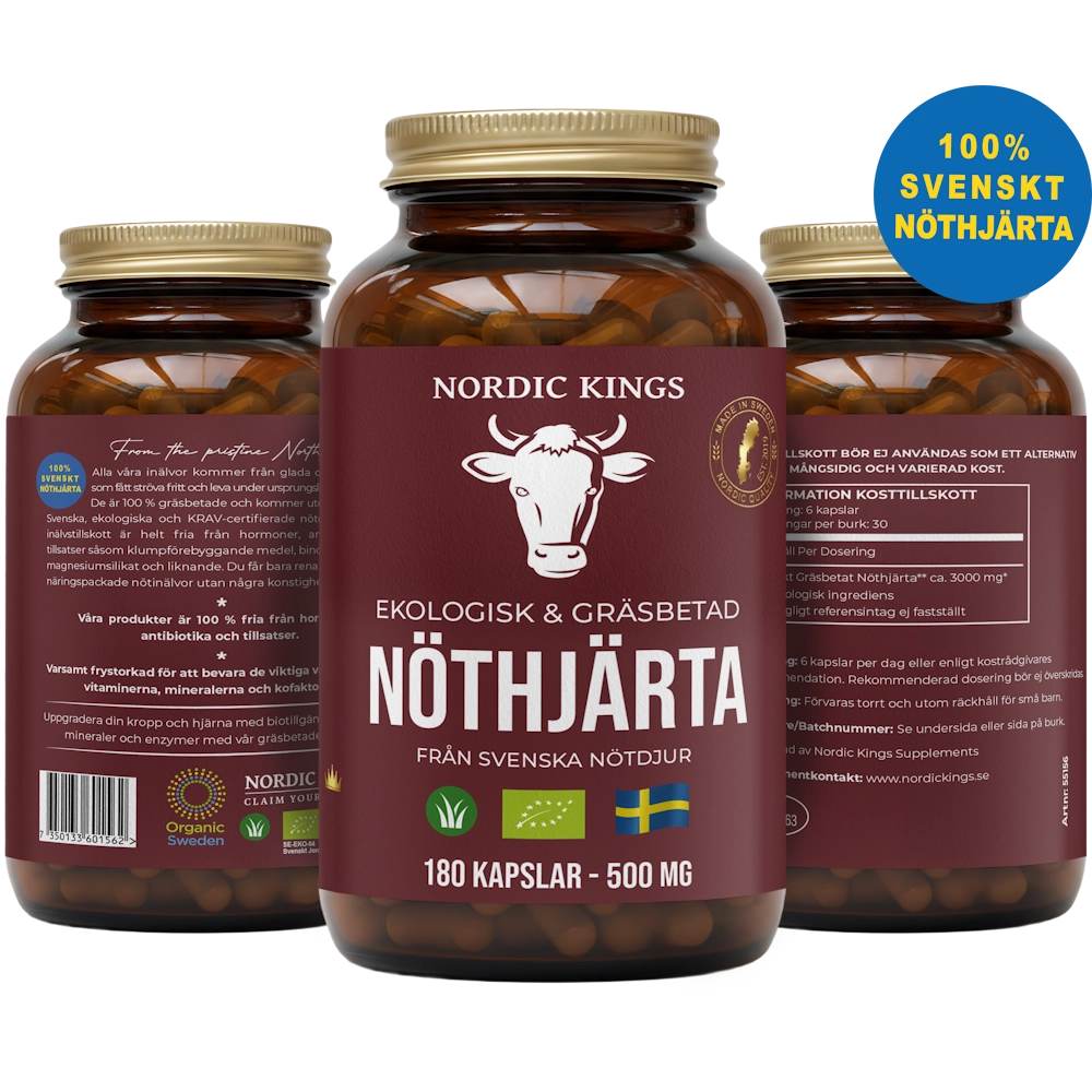 100% gräsbetat och ekologiskt nöthjärta