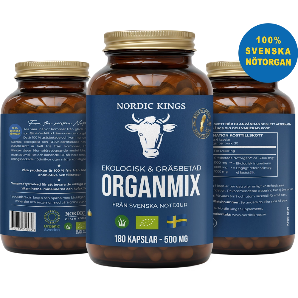 100% Gräsbetad och ekologisk organmix