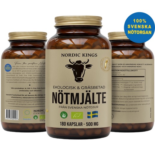 100% Gräsbetad och ekologisk nötmjälte
