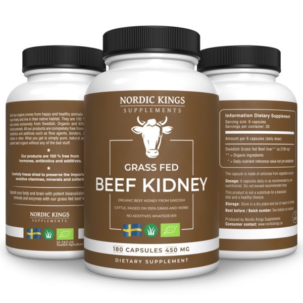 100% Grass Fed & Organic Beef Liver - Nordic Kings Supplements