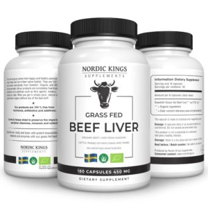 100% Grass Fed & Organic Beef Liver - Nordic Kings Supplements